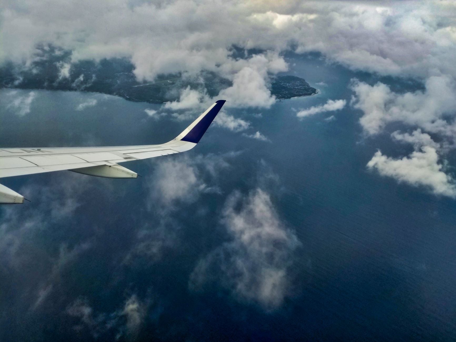 Aircraft Wing During Flight